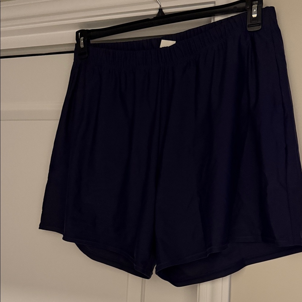 NWOT Island Escape Women's Dark Blue Swim Shorts